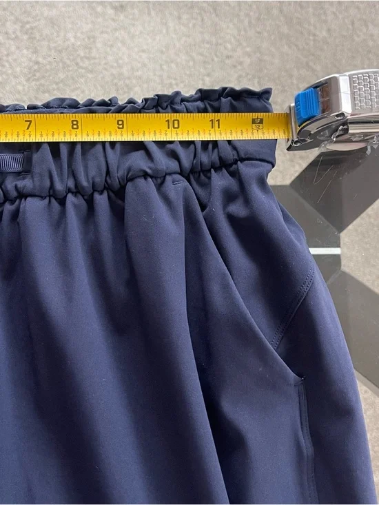 Lululemon Jogger Pants Drawstring Studio Athletic Stretch Navy Blue Women’s 4 - Picture 4 of 7